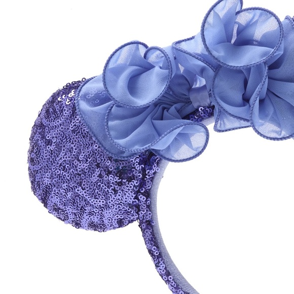 Minnie Mouse Hydrangea Ears Headband For Adults - Picture 2 of 4